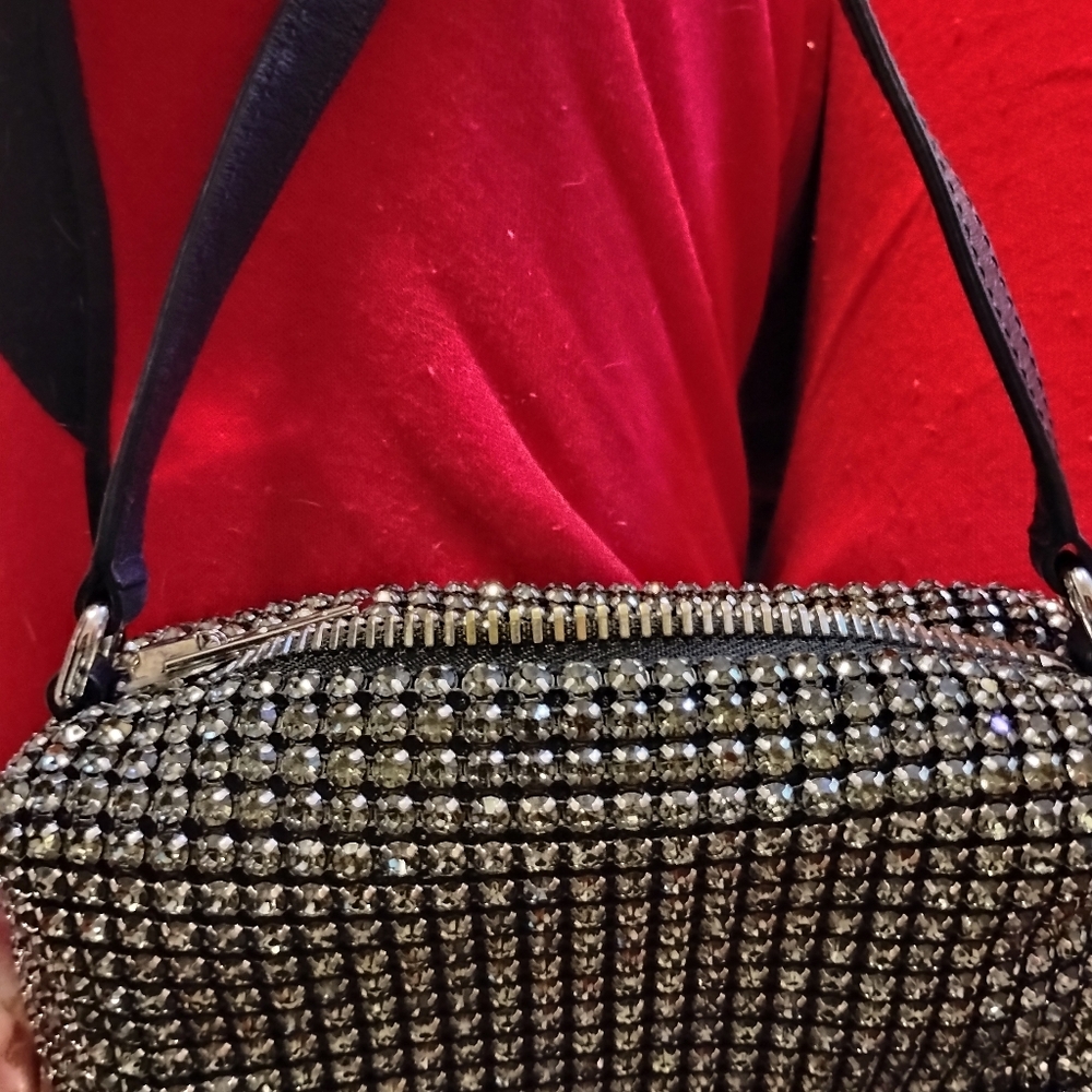 Alexander Wong clutch  with crystals like New